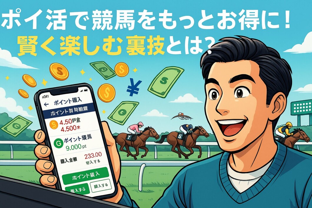 ポイ活で競馬をもっとお得に！賢く楽しむ裏技とは？