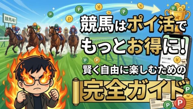 競馬はポイ活でもっとお得に！賢く自由に楽しむための完全ガイド